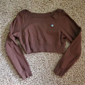 Aeropostale Cropped Sweatshirt Size Large